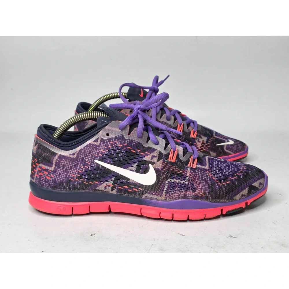 Nike Free 5.0 TR Fit 4 Women's Sneakers‎ Size 8 Purple Pink Nordic Running Shoes
